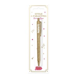 Stylo à Paillettes Mot Fantaisie