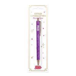 Stylo à Paillettes Mot Fantaisie