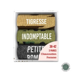 Coffret Trio Chaussettes Paillettes Fantaisie