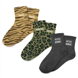 Coffret Trio Chaussettes Paillettes Fantaisie