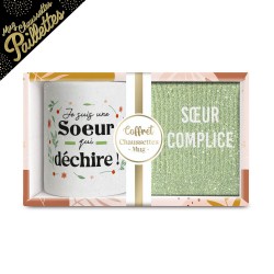 Coffret Cadeaux Paillettes Fantaisie - Tasse & Chaussettes
