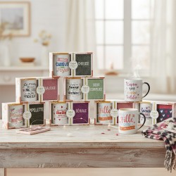 Coffret Cadeaux Paillettes Fantaisie - Tasse & Chaussettes