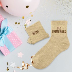 Chaussettes Paillettes Fantaisie Duo de Mots