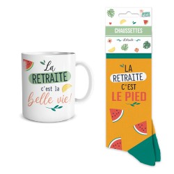 Coffret Mug et Chaussettes Fantaisie