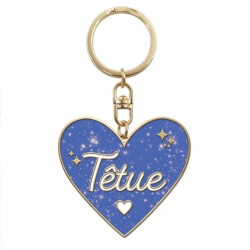 Porte-Clés Paillettes Mot Fantaisie