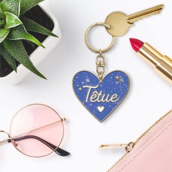 Porte-Clés Paillettes Mot Fantaisie