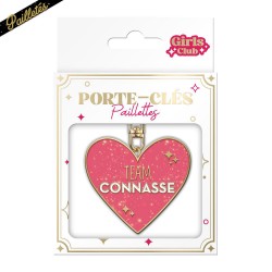 Porte-Clés Paillettes Mot Fantaisie