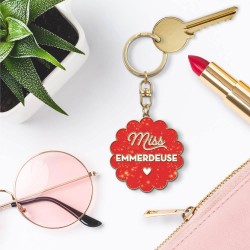 Porte-Clés Paillettes Mot Fantaisie