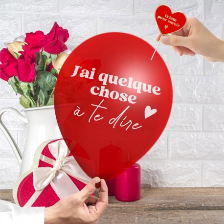 Ballon à Message Romantique