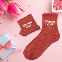 Chaussettes Paillettes Famille Fantaisie