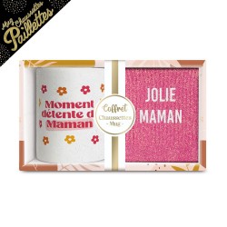 Coffret Cadeaux Paillettes Fantaisie - Tasse & Chaussettes
