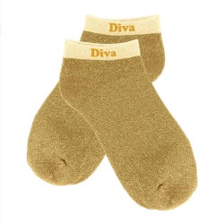 Socquettes Paillettes Colorées Mot Fantaisie