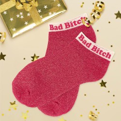 Socquettes Paillettes Colorées Mot Fantaisie