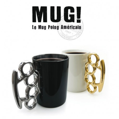 Pratique pour ceux qui ont le réveil difficile... ! Avant votre dose de café matinale, vous n'avez pas trop envie de parler ? En porcelaine et titane, ce mug gigantesque et design vous assurera que personne ne vous dérangera !