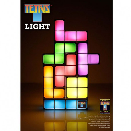 Une lampe d'ambiance modulable Tetris