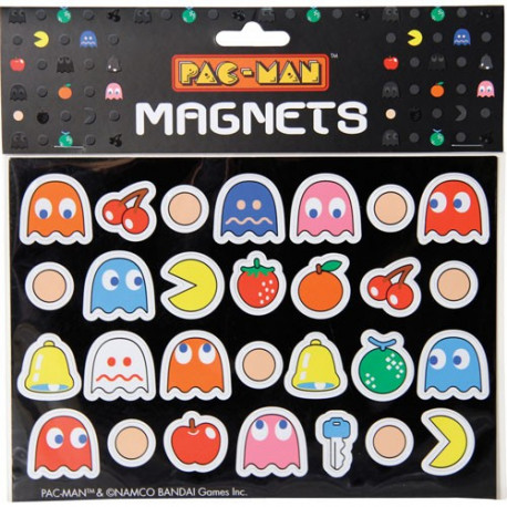 Photo des aimants pour frigo Pacman