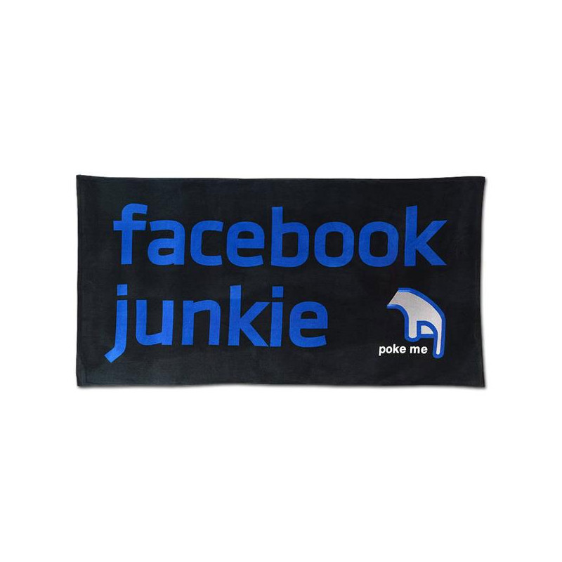 La serviette de plage Facebook est parfaite pour tous les adeptes de réseaux sociaux.
