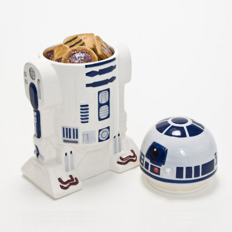 Une boîte à gâteaux en forme de r2d2