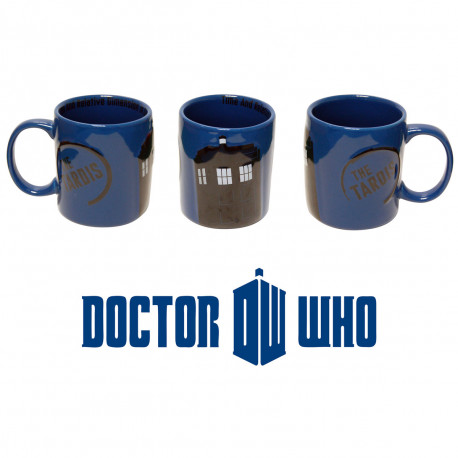 3 faces du mug Dr Who