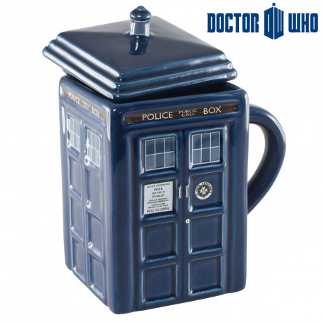 Fidèle reproduction du Tardis de Doctor Who, ce mug so geek va vous suivre dans toutes les dimensions