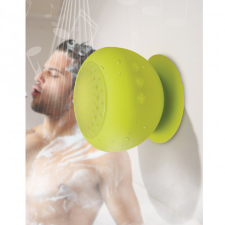 Un haut-parleur en silicone pour écouter la musique sous la douche... et pas uniquement ! Répondez à vos appels sous la douche avec ce gadget de salle de bain bluetooth so funky !