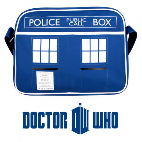 Les fans de la très célèbre série Dr Who auront forcément le coup de cœur pour ce sac à bandoulière Tardis au look geek et chic 