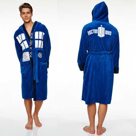 Ce peignoir Tardis, sous licence officielle Dr Who