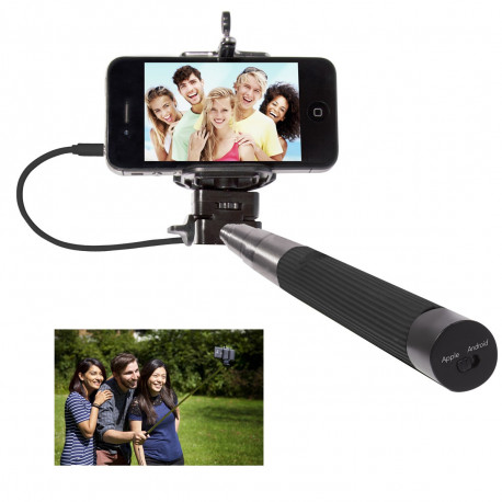 Une canne télescopique selfie pour smartphone 