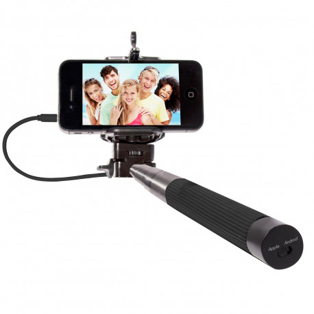 Voilà un accessoire high-tech très facile d’utilisation vous permettant de prendre vous-même vos photos de groupe ou selfies en toute simplicité ! Un cadeau geek pour les accros à leur smartphone et aux selfies !