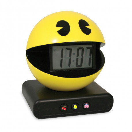 Se réveiller aux sons du waka waka, tel serait le rêve de tout nostalgeek qui se respecte ! Avec ce réveil PacMan sonore sous licence officielle, le petit camembert jaune vous sortira de votre sommeil chaque matin de manière geekement originale !