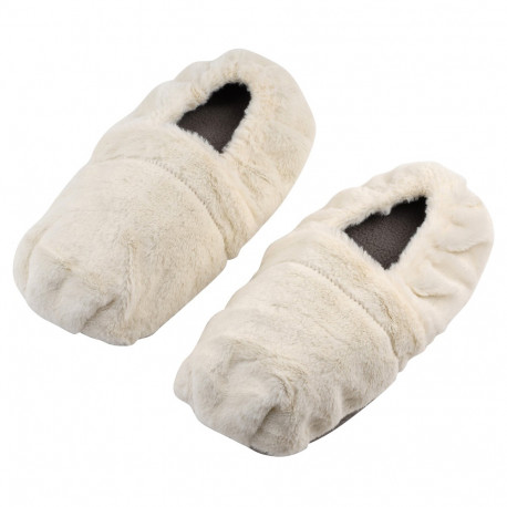 les pieds froids et fatigués avec ces chaussons moelleux qui viendront les réchauffer et les soulager