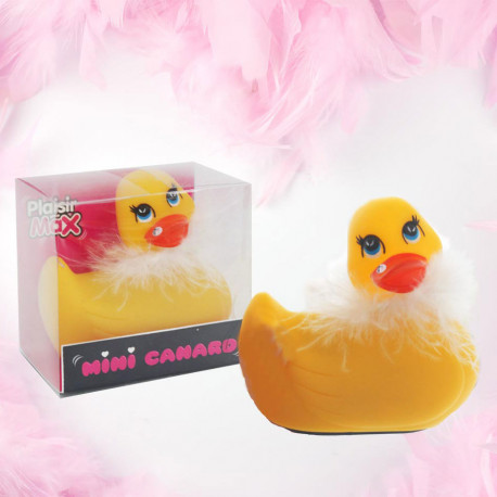 Combinez sextoy et glamour-attitude avec ce petit canard vibrant avec fourrure et (faux) diamant sur le bec