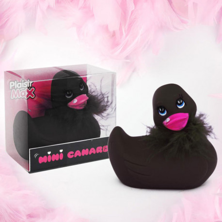 Combinez sextoy et glamour-attitude avec ce petit canard vibrant avec fourrure