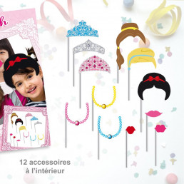 Kit d'Accessoires pour Photos Princesses