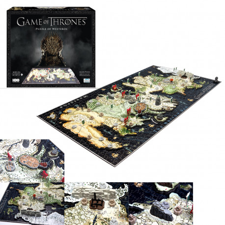 puzzle Game of Thrones Westeros en quatre dimensions