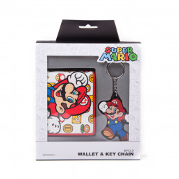 Set Nintendo Mario Portefeuille et Porte-Clés
