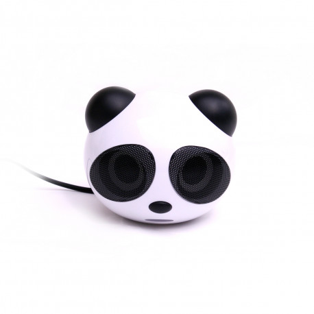 Ceux qui craquent devant les bouilles des mignons petits pandas vont succomber à l'attrait de ces haut-parleurs panda usb ! Les énormes yeux sont en fait les enceintes… Le charme indéniable et les qualités high-tech en font un accessoire audio au top ! 