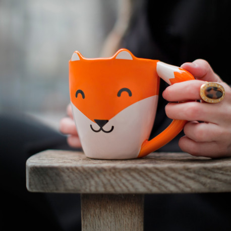 es passionnés des petits renards roux auront enfin leur mug dédié