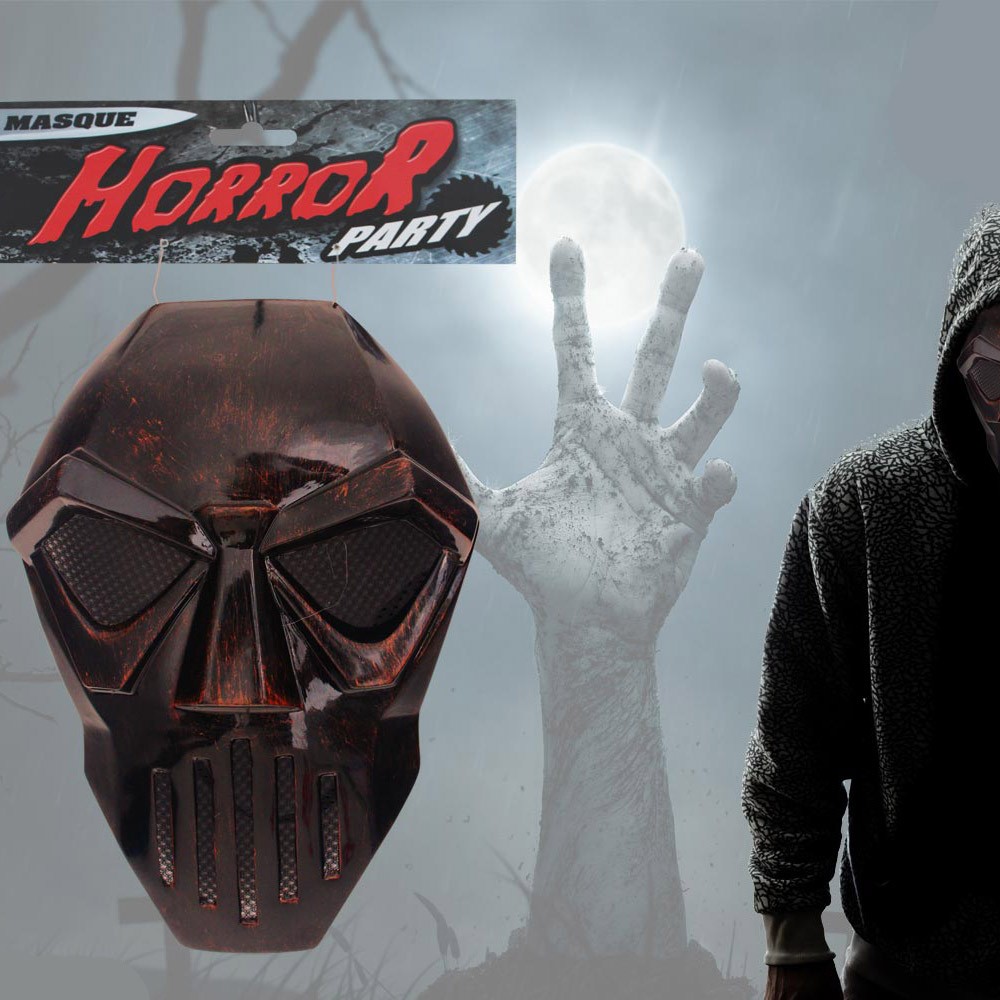 Deguisement Qui Fait Peur Masque De Fer Halloween Sur Logeekdesign