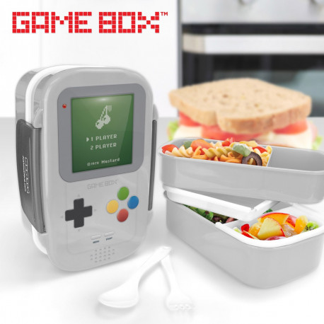 Lunch box en à l'effigie de la gameboy avec 5 emplacements 