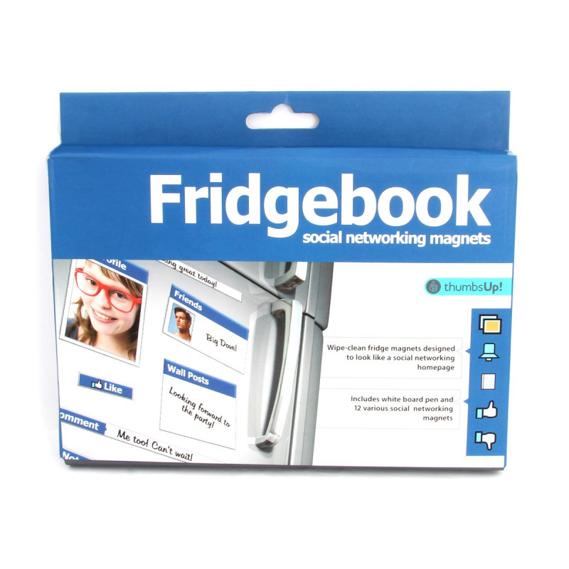 Aimants magnétiques pour frigo de votre réseau social préféré