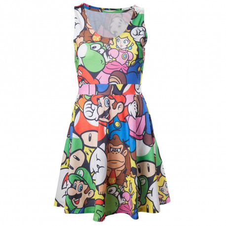 Affichez votre penchant geek et girly avec cette robe Nintendo à l’imprimé ultra original