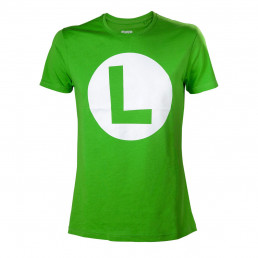 T-Shirt Luigi Nintendo Logo L