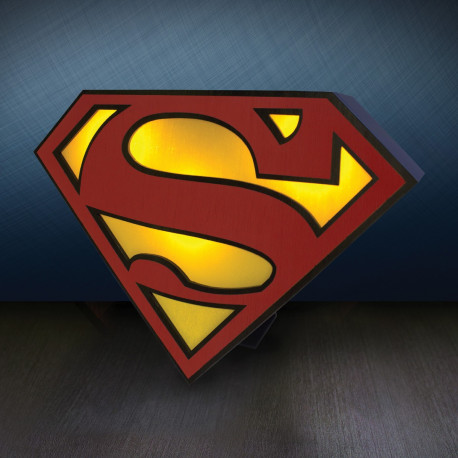 Lampe d'ambiance à l'effigie du logo Superman