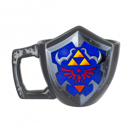 Une photo du mug bouclier 3d Zelda
