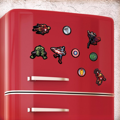 18 magnets pour le frigo Marvel