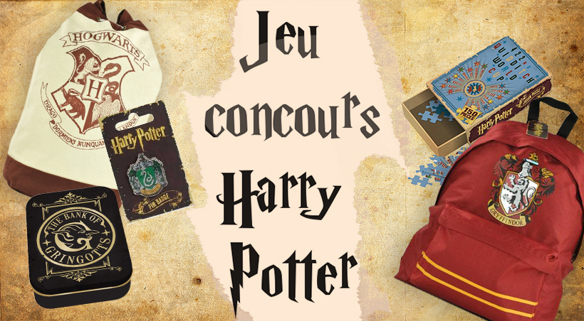 Harry Potter lot de cadeaux à gagner